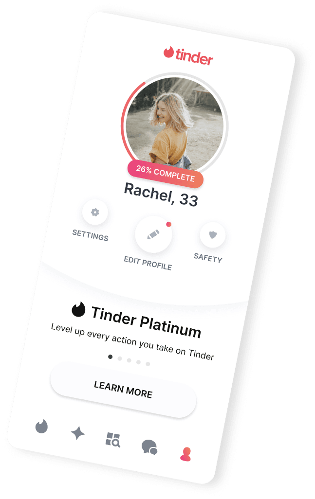 Tinder profile screenshot